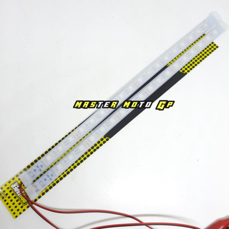 Led Protaper Lampu kolong variasi motor Universal Lampu strip LED RGB Protaper