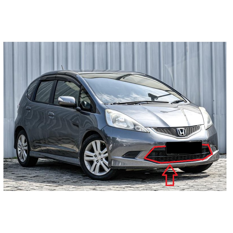 Grill Jaring-jaring bumper depan bagian bawah ram Honda Jazz RS GE 2008-2010 Original