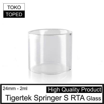 Tabung bahan kaca SPRINGER S RTAx | warna glass bening