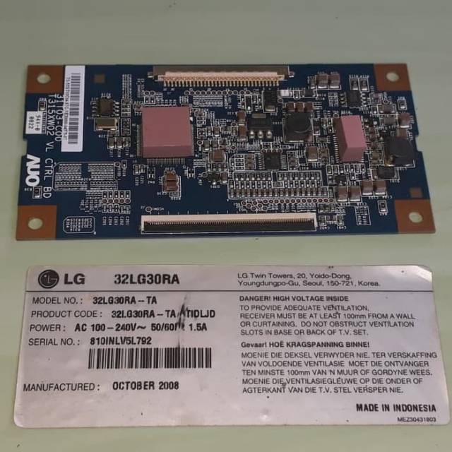 Tcon T Con Ticon LG 32LG30RA