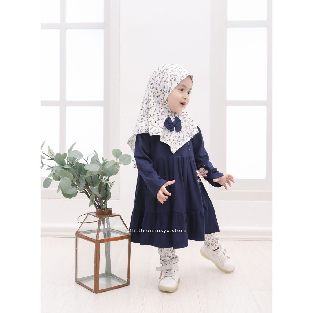 Baju Gamis Anak Perempuan / Baju Muslim Anak 1 Tahun / Baju Muslim Anak Perempuan Nayla