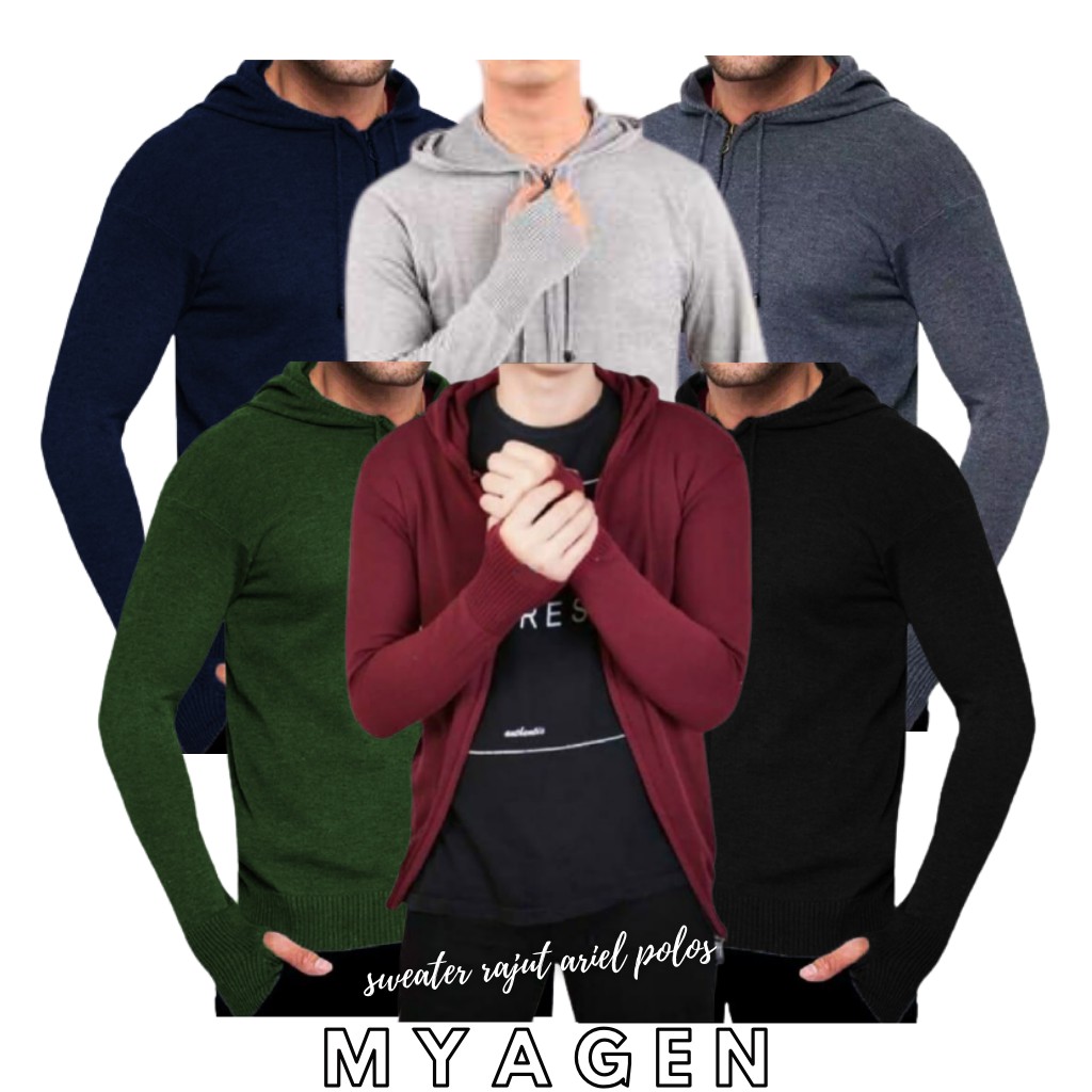 MyAgen - SWEATER RAJUT ARIEL POLOS BEST PREMIUM QUALITY