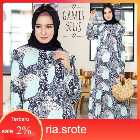 Baju Gamis Wanita Terbaru Laura Maxi Dress Brukat Termurah Gamis Remaja Terbaru 2019 Baju Gamis Rema