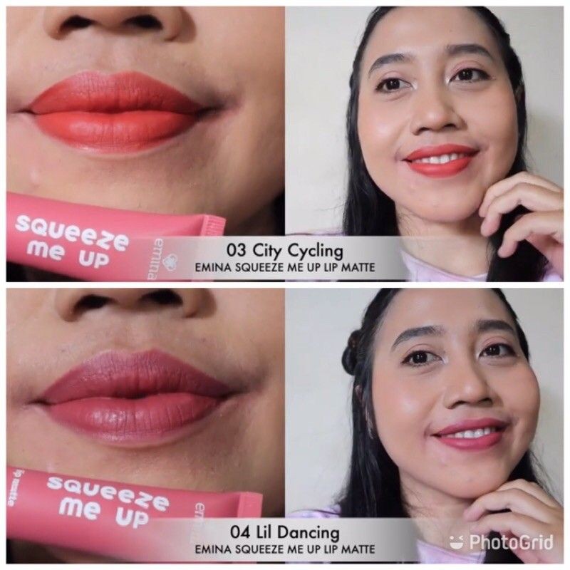 Emina Squeeze Me Up Mascara | Browcara | Lip Glass | Lip Matte | Concealer