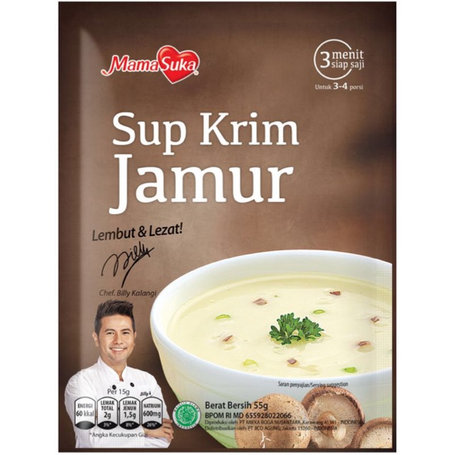 

MAMASUKA SUP KRIM JAMUR 55G