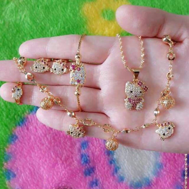 Perhiasan set xuping anak 11/1