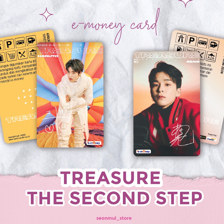 TERMURAH!!! EMONEY BRIZZI FLAZZ TAPCASH TREASURE THE SECOND STEP CHAPTER 1 / TREASURE TSS / TREASURE JIKJIN