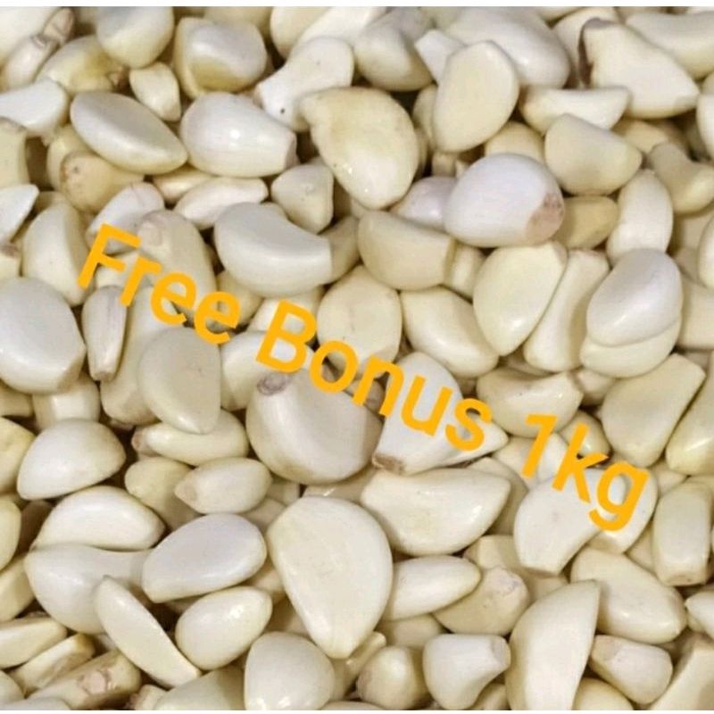 

Bawang Putih Kupas uk ¼ + Gratis Bonus