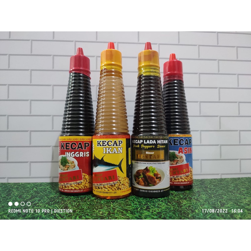 Aneka Spesial Kecap Penyedap [Kecap Lada Hitam, Kecap Asin, Kecap Inggris, Kecap Ikan]