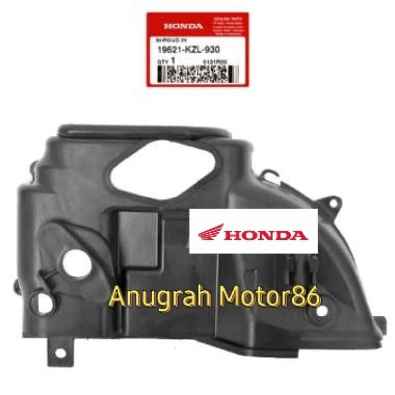 Shroud Inlet Tutup Mesin Atas Beat Spacy Karbu Spacy FI 19621-KZL-930