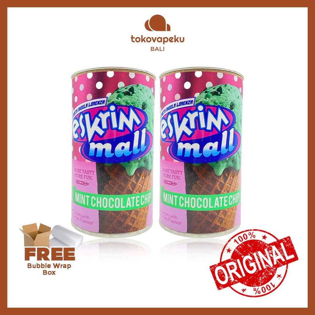 ES KRIM MALL V1 MINT CHOCOLATE ESKRIM MALL 60ML AUTHENTIC by PLATINUM VAPE