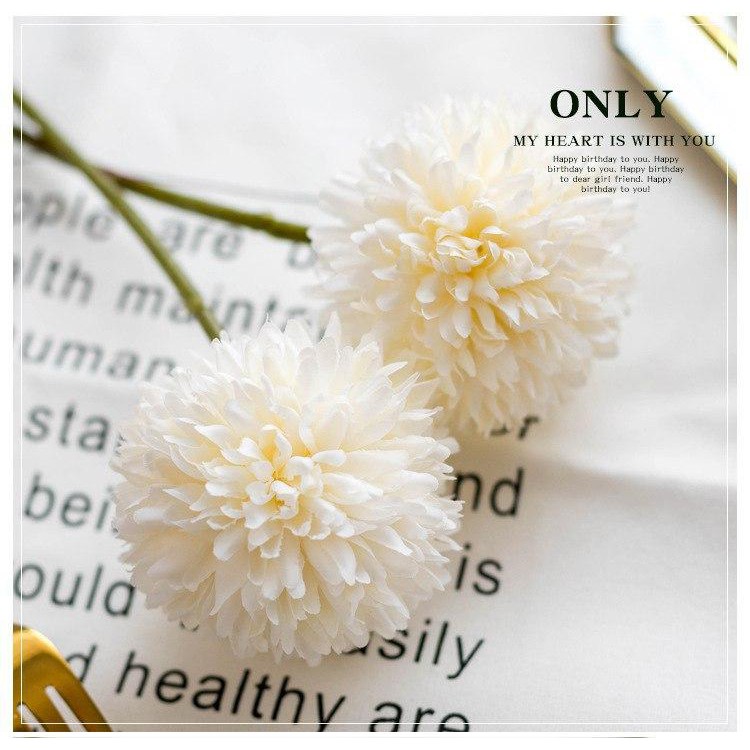 Bunga Plastik DANDELION - Artificial Flower - Bunga Hydrangea - Bunga Impor Dekorasi Pesta Hias-5