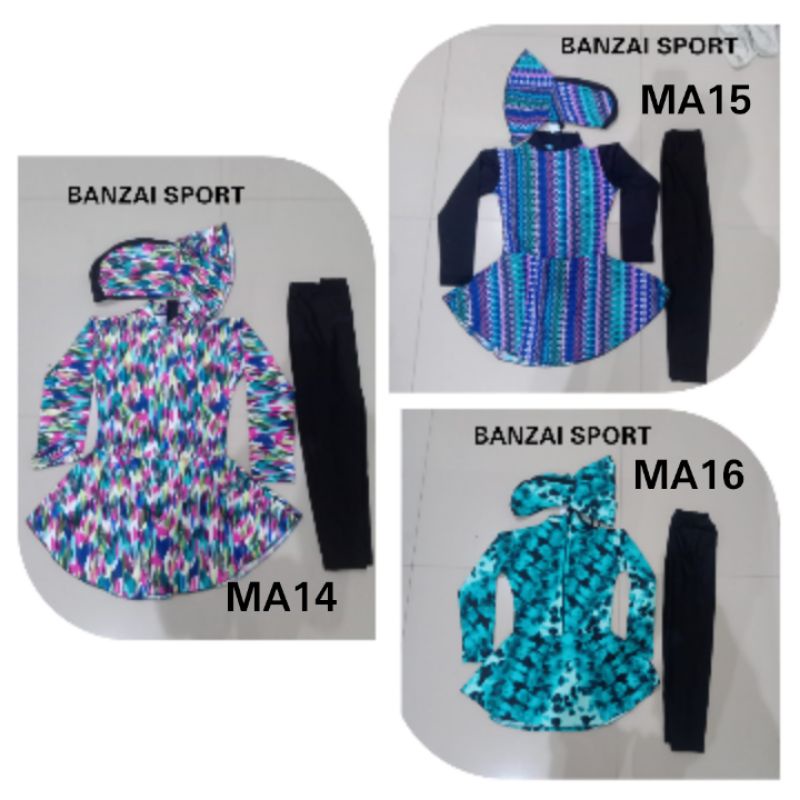 Baju Renang Muslimah Anak 6-10 tahun