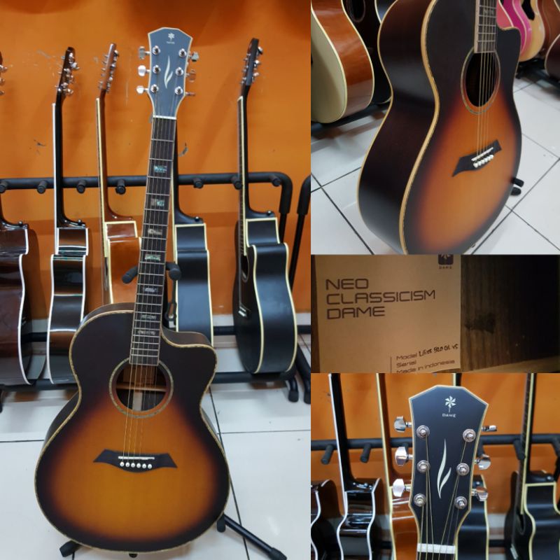Dame Lilies 520E GL VS Grand Auditorium Cutaway
Akustik gitar Ori