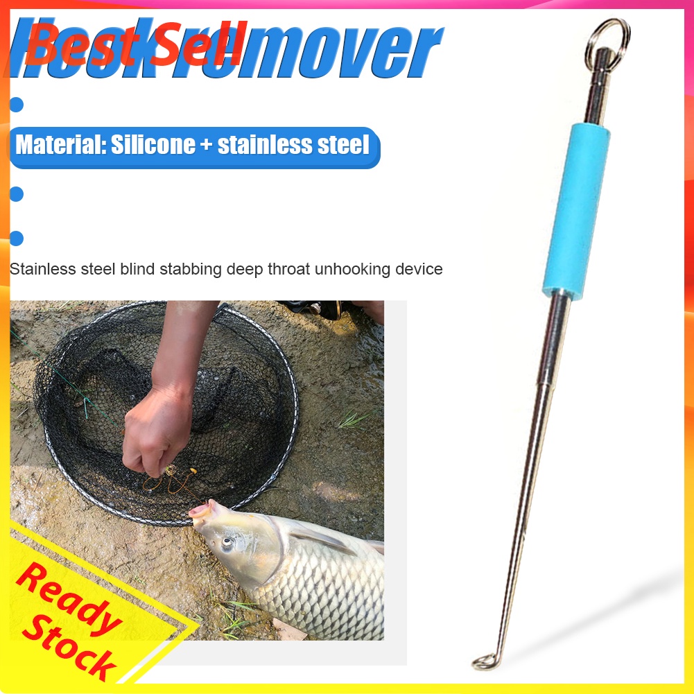 Stainless Steel Fishing Hook Extractor Portable Safety Fish Hooks Remover