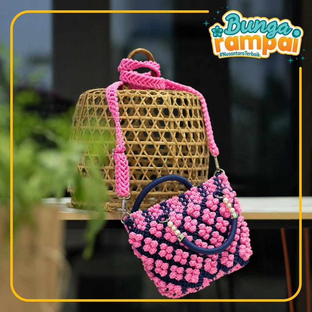 Tas Tali Kur Motif Blueberry
