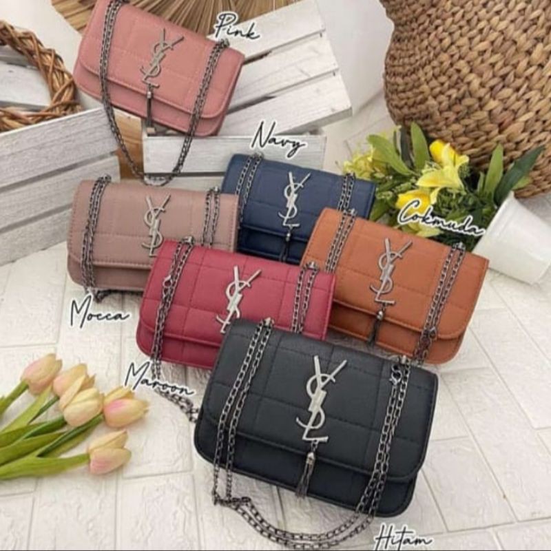 TAS SELEMPANG YSL PRISILLA