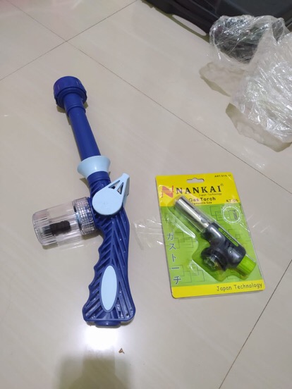 Mg Kepala Portable Gas Torch Flame Gun Las Butane Blow Torch Api Jet