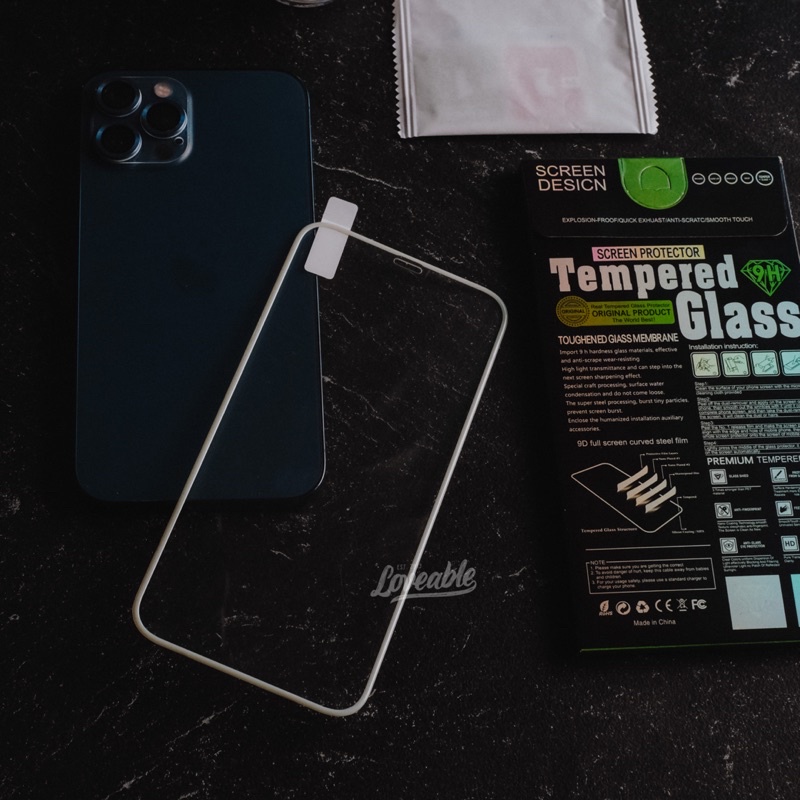 READY STOCK !! glow in the dark glass screen tempered glass for iphone