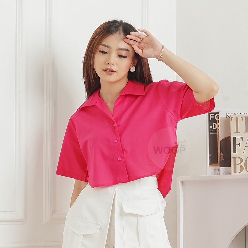 Monny Balero Kemeja Blouse Atasan Wanita Top