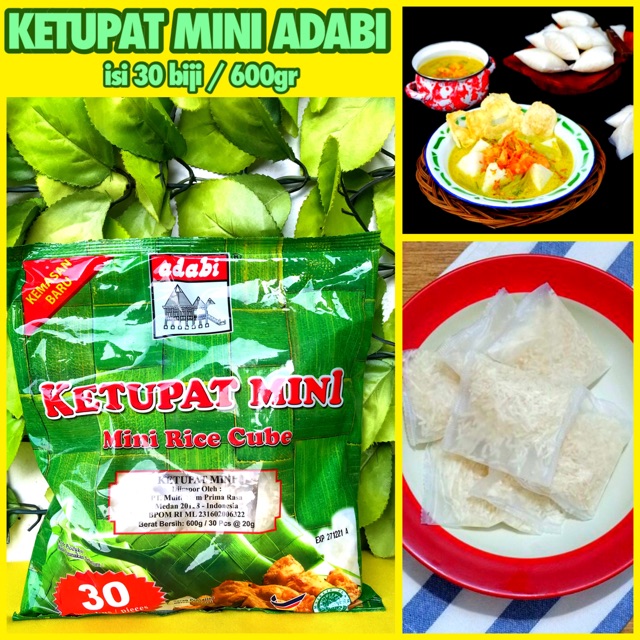 Ketupat Mini Adabi isi 30