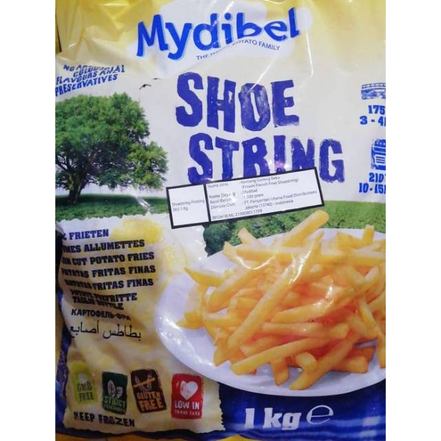 

Mydibel kentang goreng 1kg lebih HEMAT!!