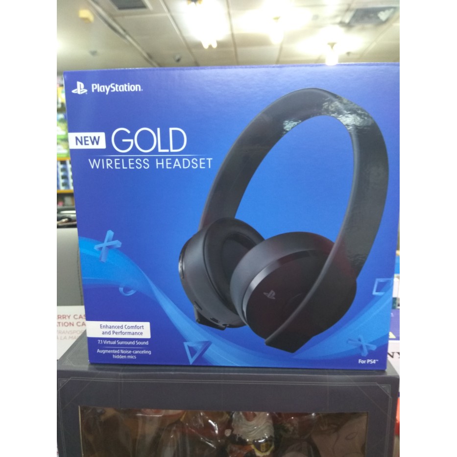 PLAYSTATION NEW GOLD WIRELESS HEADSET