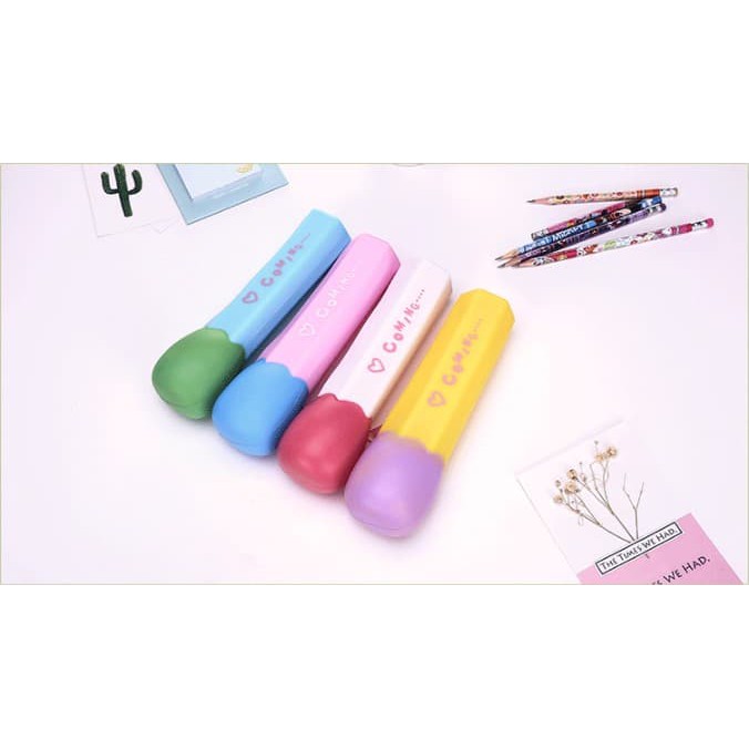 

Tempat pensil kotak pensil pencil case bentuk korek api lucu - KSY098 - A BIRU PINK