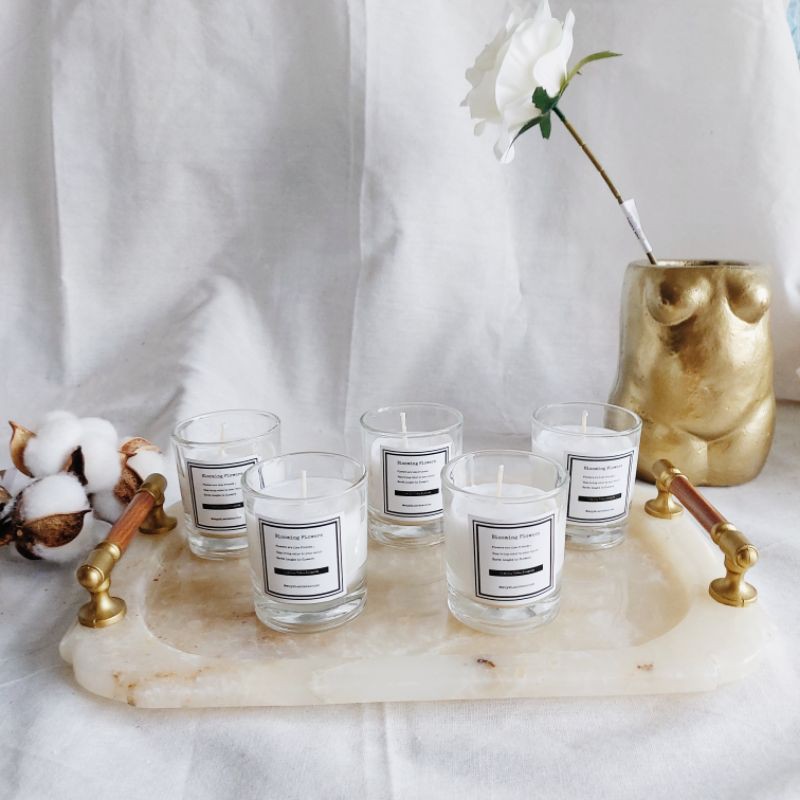 Aesthetic scented candle (organik soya+Bali essential oil),lilin aesthetic,lilin aromatherapy