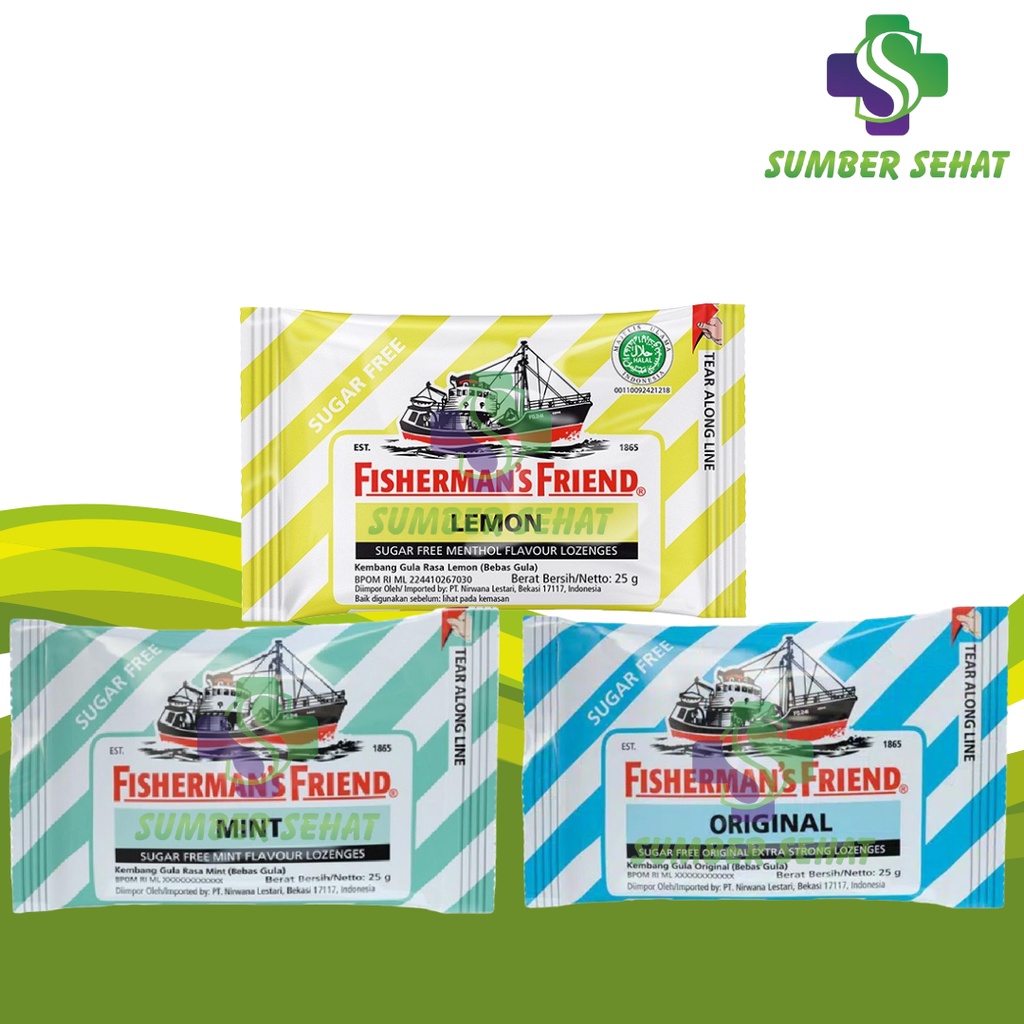 FISHERMAN'S FRIEND SUGAR FREE OES 25 GRAM SACHET