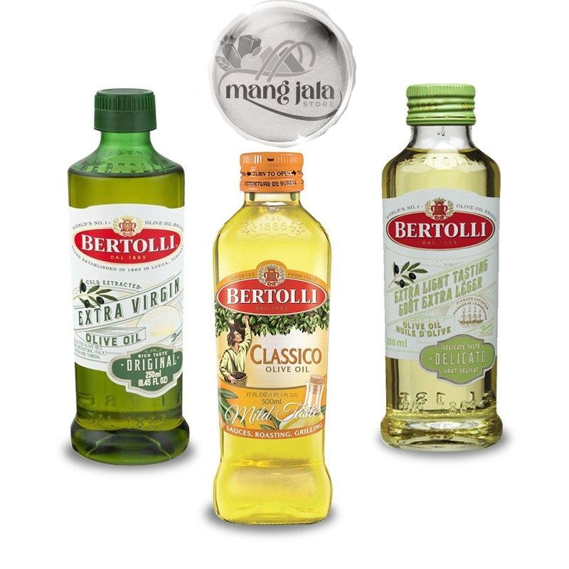 

Bertolli 500 ml Extra Virgin / Extra Light / Classico / Olive Oil / EVOO / ELOO / Minyak