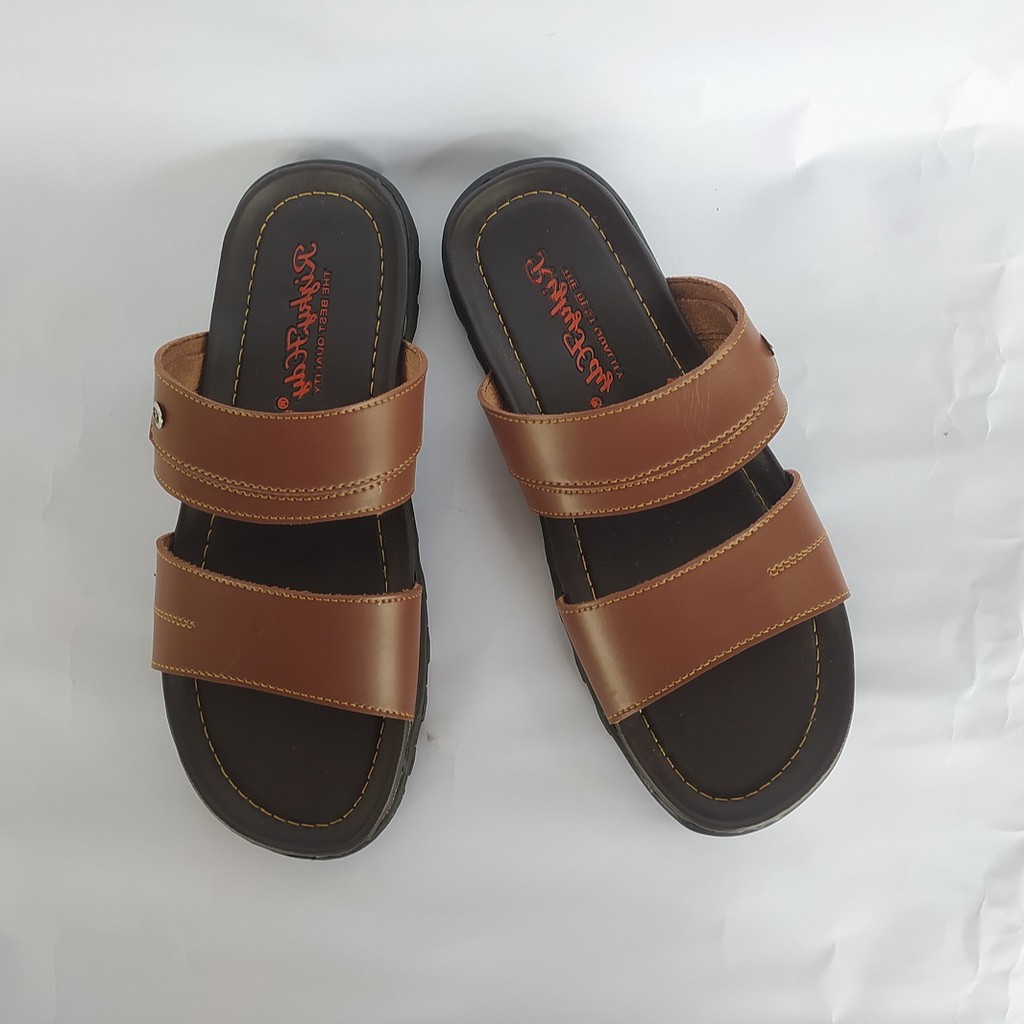 Sandal Pria kulit pu leather Murah 01