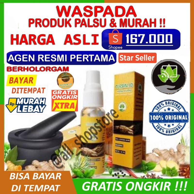 OLESIN ID MINYAK GINGSENG OLESIN ID BPOM ORIGINAL OBAT BENJOLAN KELENJAR GETAH BENING 100% ORIGINAL