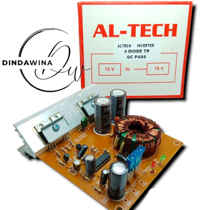 KIT INVERTER 12TO 18 CT CONVERTER DC TO CT AL TECH