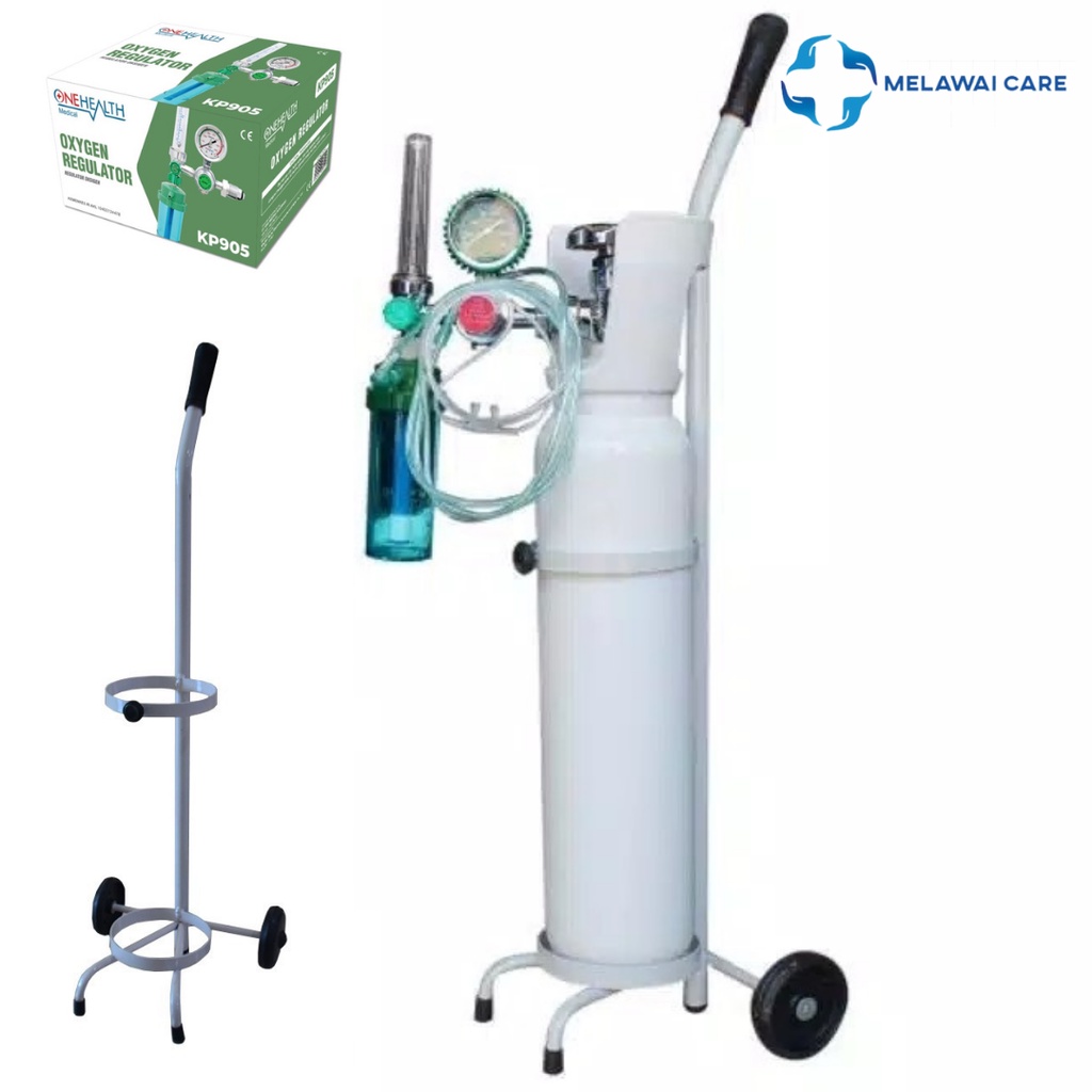 Cod Tabung Oksigen 1M3 Komplit Troly Dan Regulator Set Lengkap