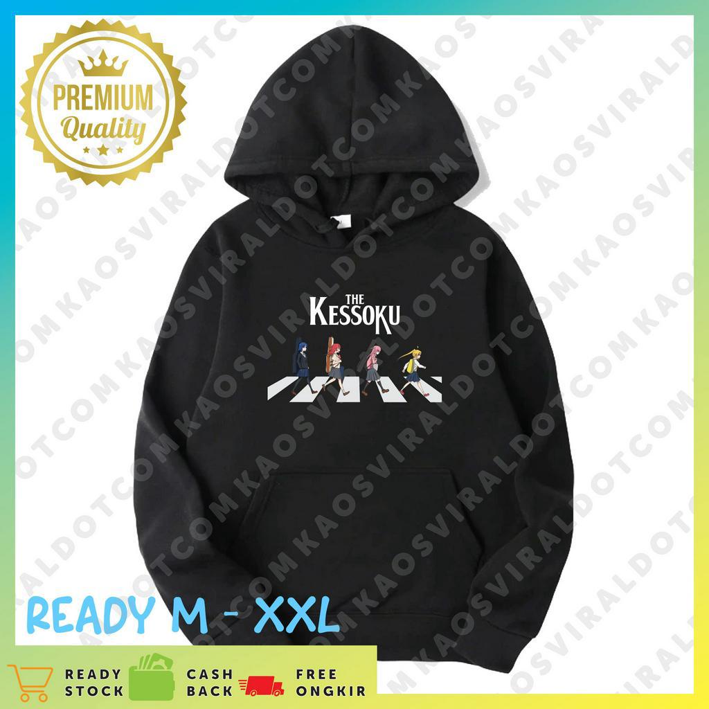 JACKET HOODIE ANIME BOCCHI THE ROCK KESSOKU BAND ABBEY ROAD HOODIE