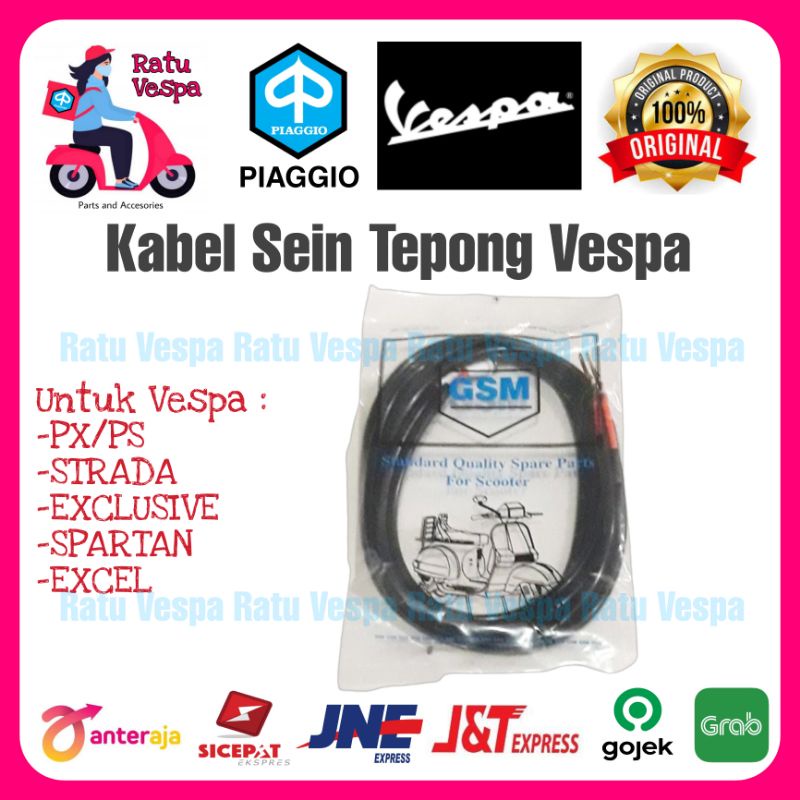 Kabel Sen Sein Tepong Vespa PX,PS,STRADA,EXCLUSIVE,SPARTAN,EXCEL