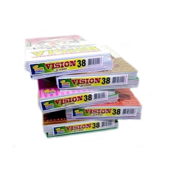 

buku tulis VISION isi 38 lembar 10 buku