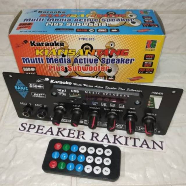 Kit tone control Multimedia speaker aktif+Subwoofer KIANSANTANG 615