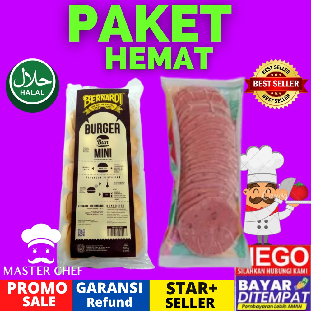 Jual Paket Hemat Roti Burger Daging Sapi Slice Depok Bogor Jakarta