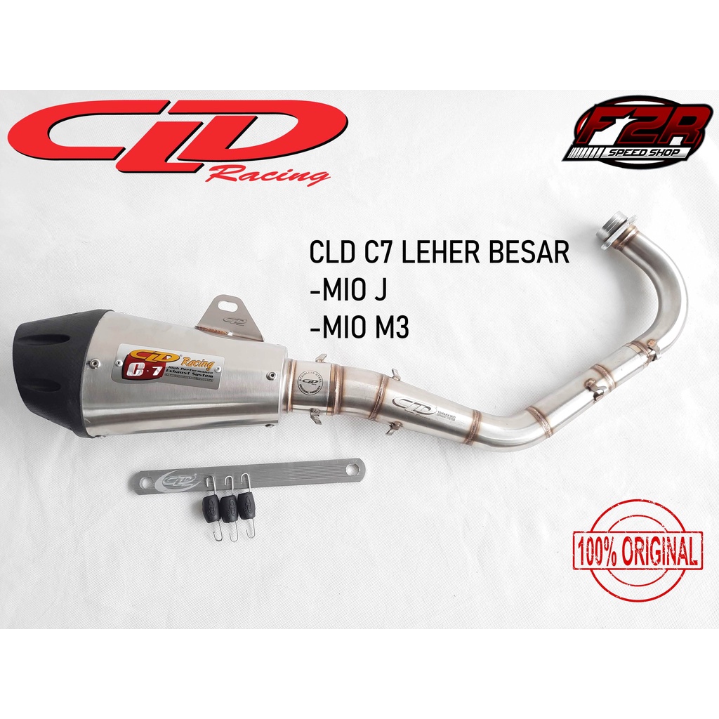 KNALPOT MOTOR CLD RACING MIO J/MIO M3 C7 PIPA BESAR