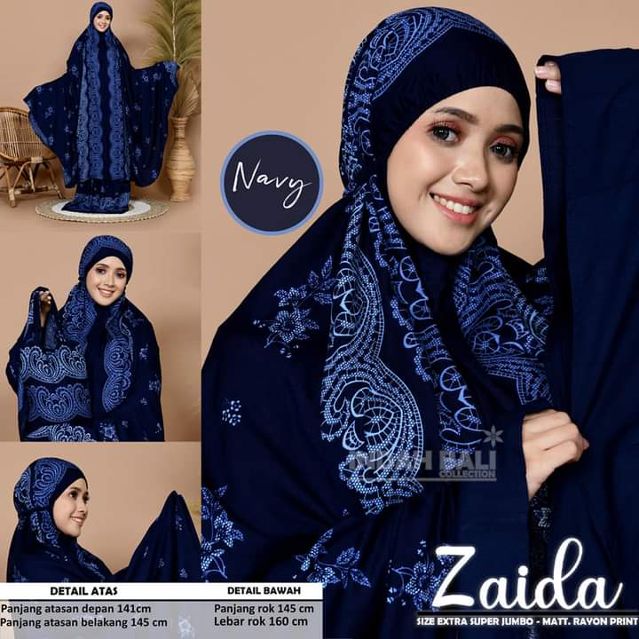 Mukena Bali Size Extra Super Jumbo Rayon Janger Zaida Indah Bali