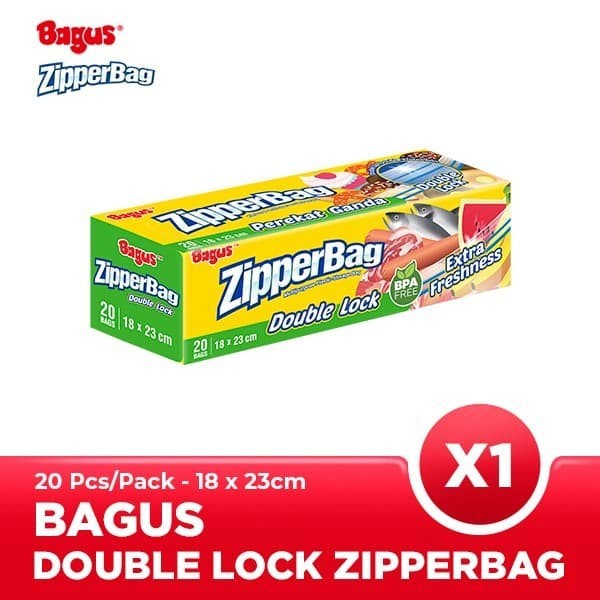 Bagus ZipperBag 18 cm x 23 cm 20's