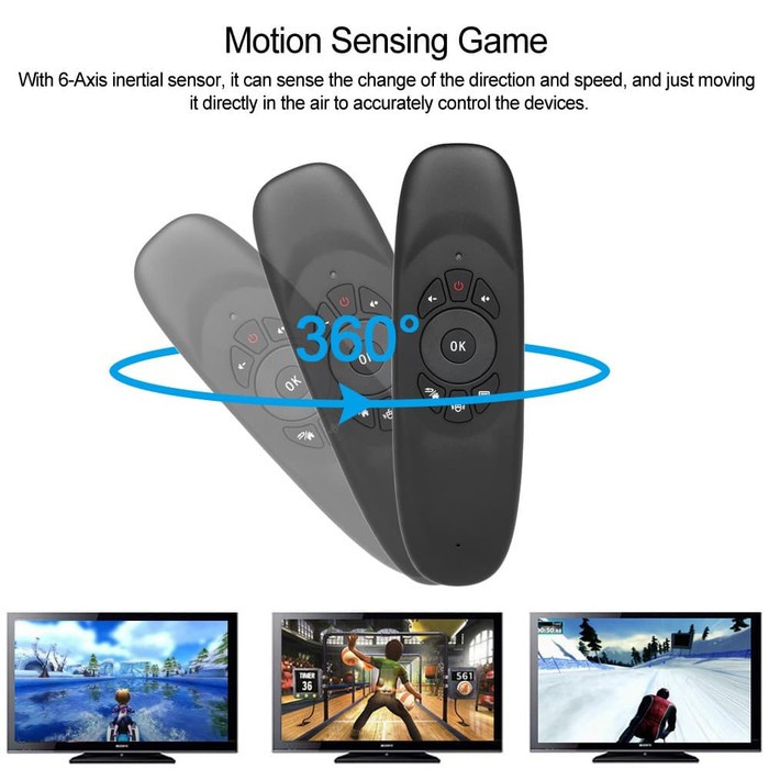 Air Mouse Wireless Keyboard Remote Control For Android Tv