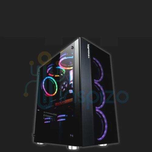 VenomRX DROGON Tempered Glass Side Panel Gaming Case
