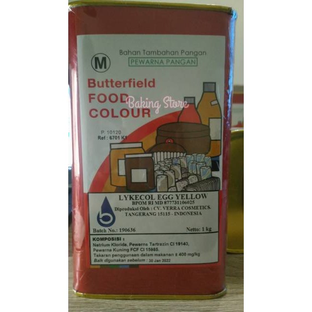 Sepuhan Bubuk -- Pewarna Makanan Butterfield 1kg