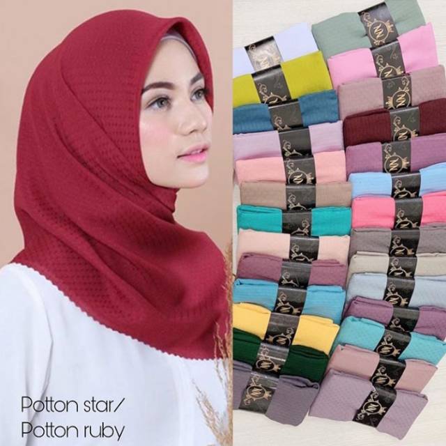 Hijab square potton star
