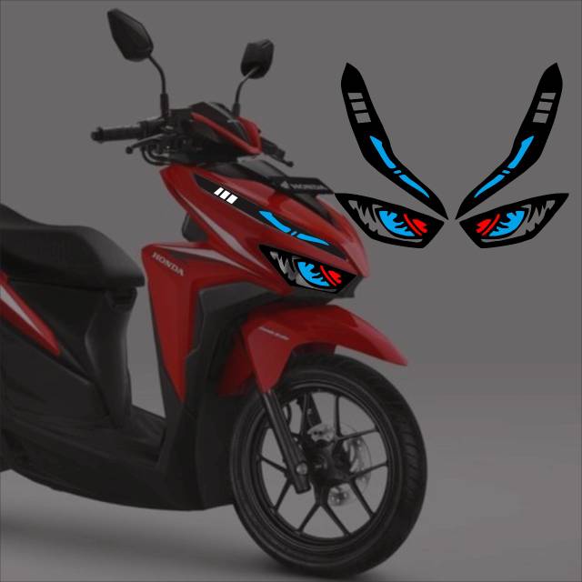 Stiker lampu / alis lampu motor Vario