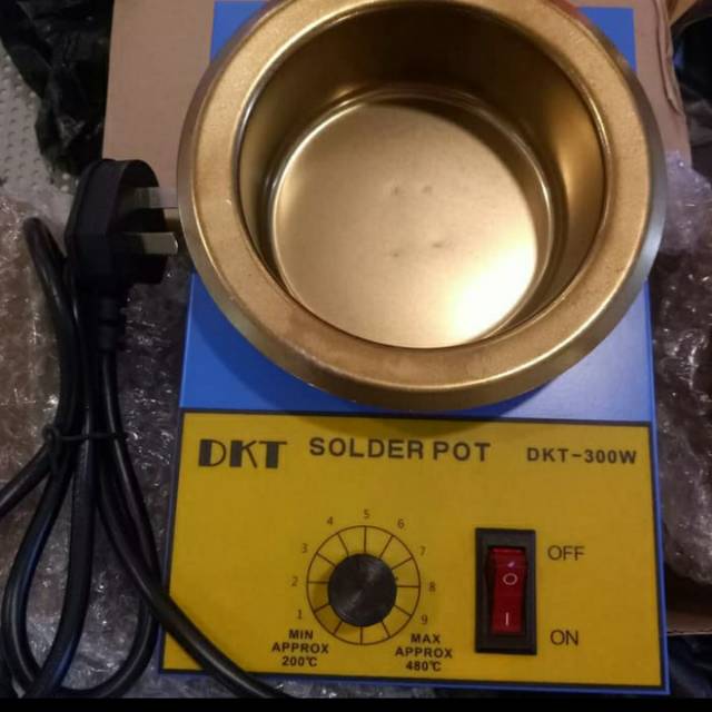 solder pot besar 300watt alat pelebur timah untuk memasak timah