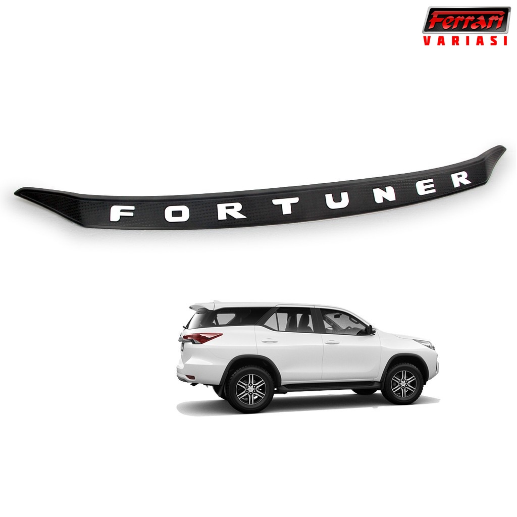 hood moulding depan fortuner ferrari variasi
